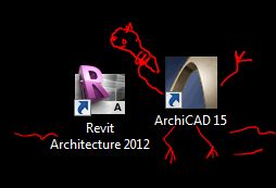 Cachiporra Archicad vs Revit
