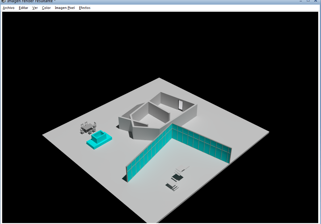 Render Allplan - Iluminacion Global