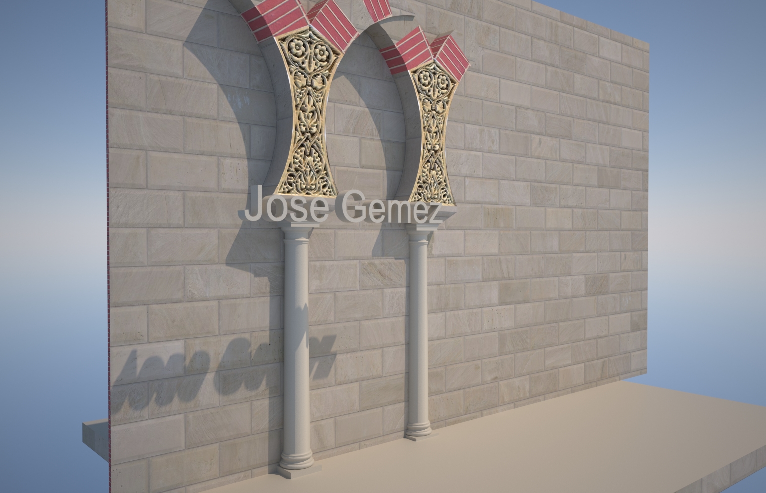 Canal Desplazamiento - Maxwell Render