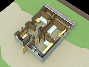 Infografia -Cabaña Martín Heidegger